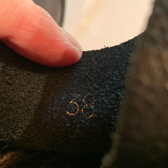 Trippen size 38 Goddess 2” Heel Black Ankle Black Shoe - Picture 4 of 10